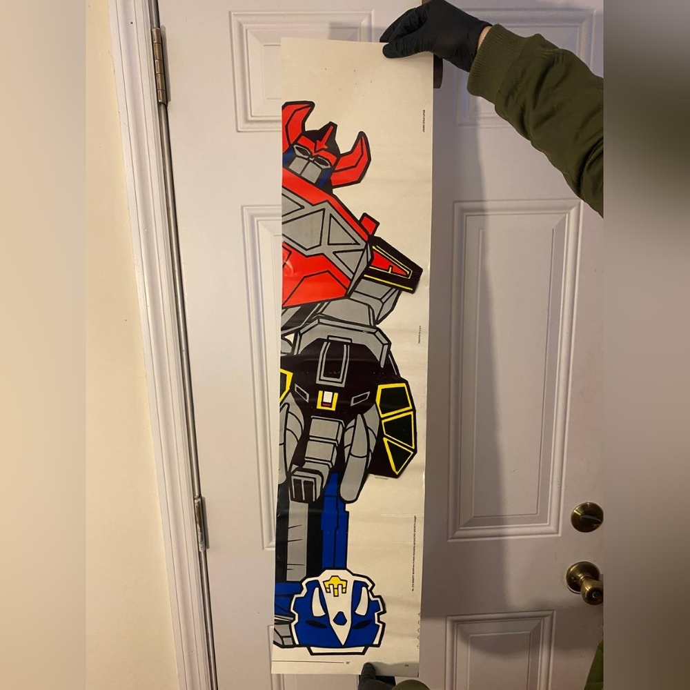 Mighty Morphin Power Ranger Jumbo Stick-Ups Growth Chart